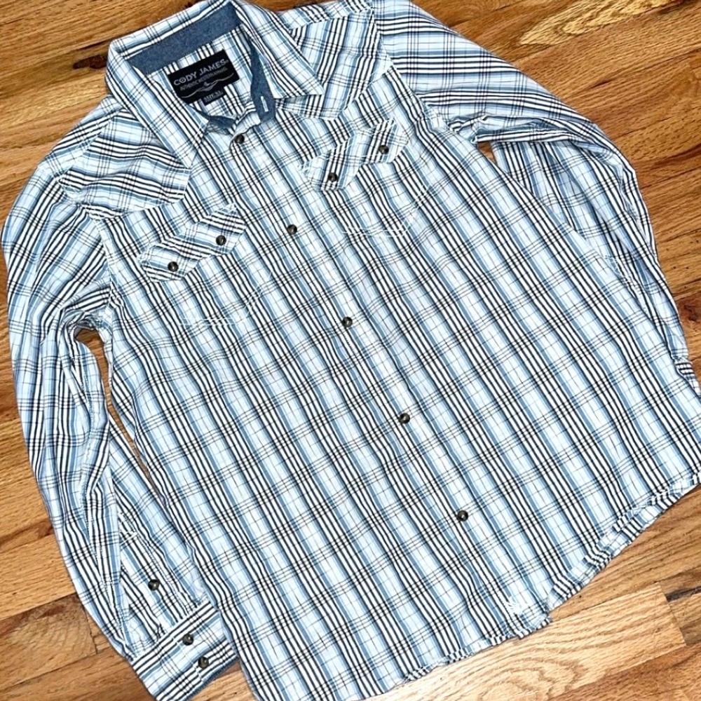 Boys Cody James Western Snap Up Shirt